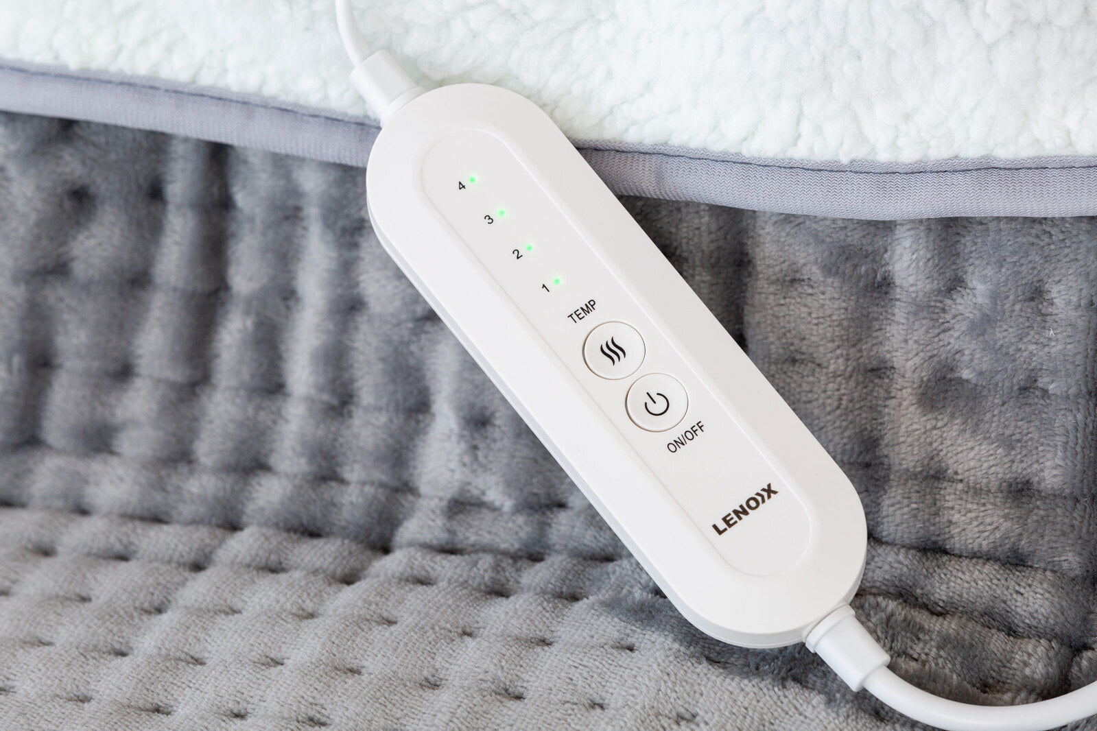 Plush flannel fleece Foot Warmer with 4 Temperature Settings V196-FW32