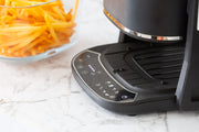 5L 2in1 Air Fryer and Grill, 1400W, Digital Touch Control, Clear Glass Cooking Basket V196-GAF505