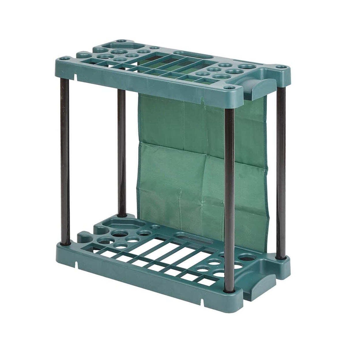 Organising Storage Rack for Garden Tools (Green) & Keep the Shed Tidy V196-GTH10