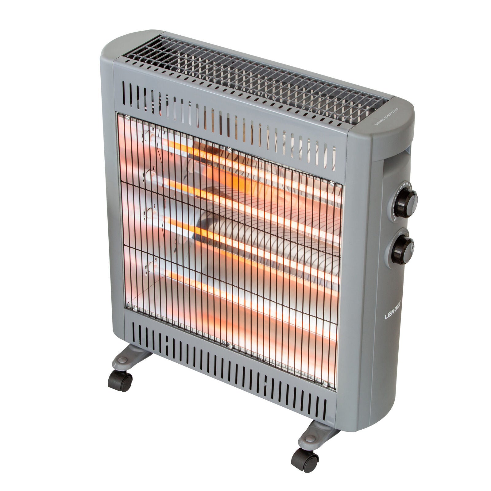 2200W Quartz Infrared Radiant Heater with Adjustable Thermostat and 2 Power Settings V196-H220