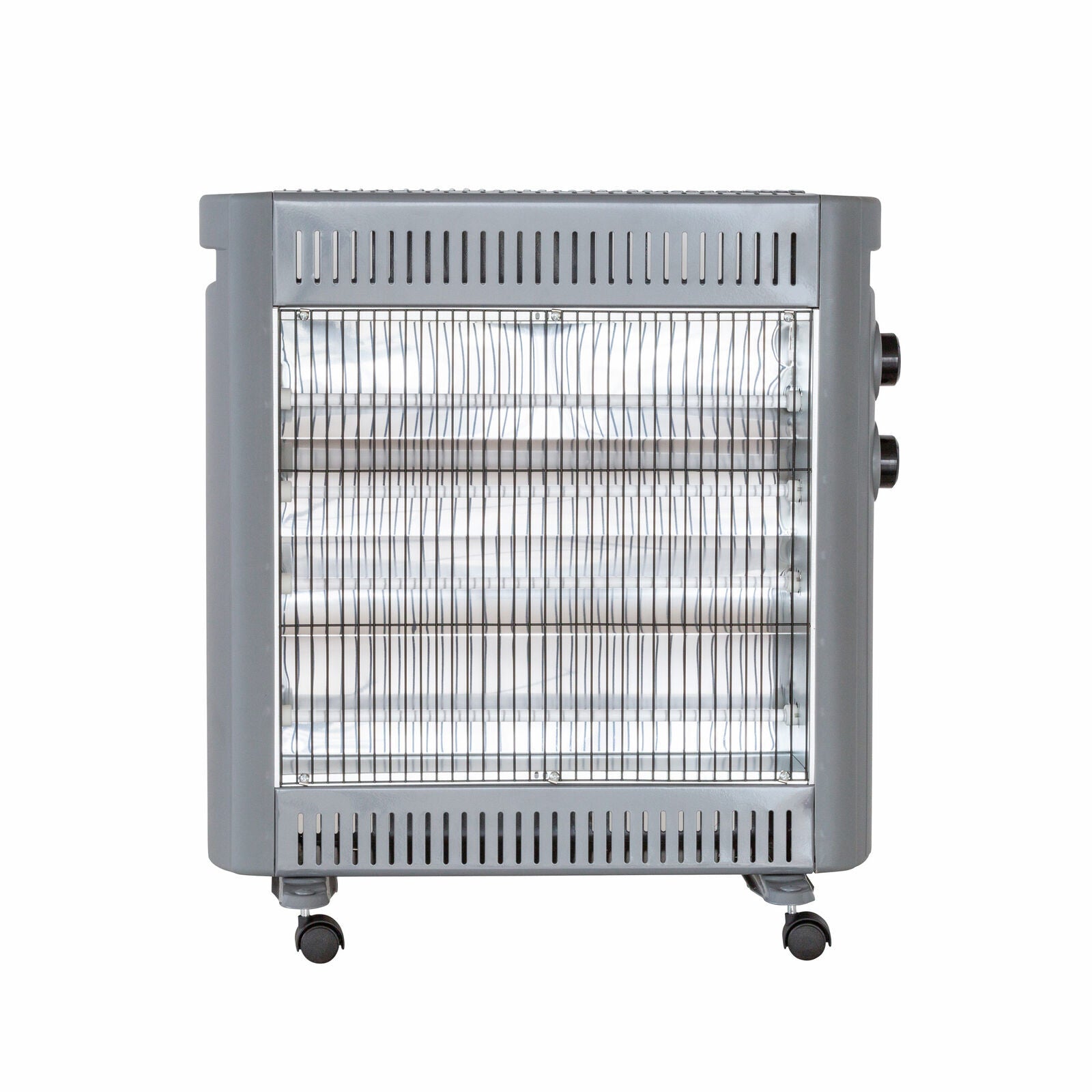 2200W Quartz Infrared Radiant Heater with Adjustable Thermostat and 2 Power Settings V196-H220