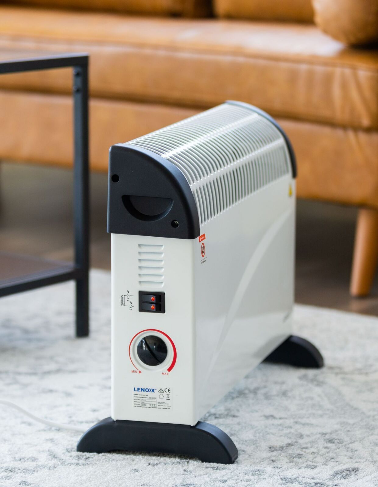 Portable Convector Heater 2000W, 3 Heat Settings V196-H520