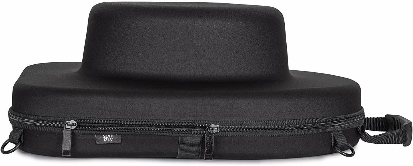 Travel Fedora Case - Universal Hat Carrier for Men & Women V196-HB101