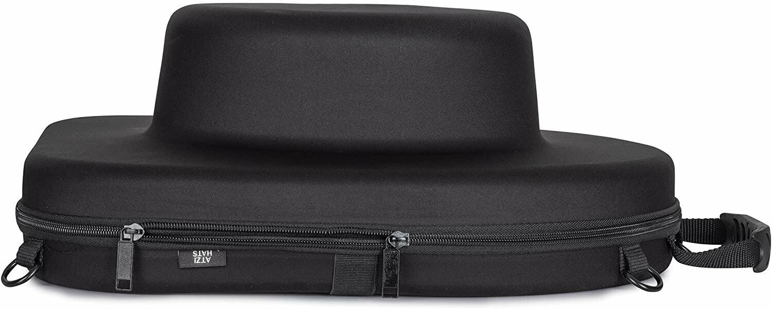 Travel Fedora Case - Universal Hat Carrier for Men & Women V196-HB101
