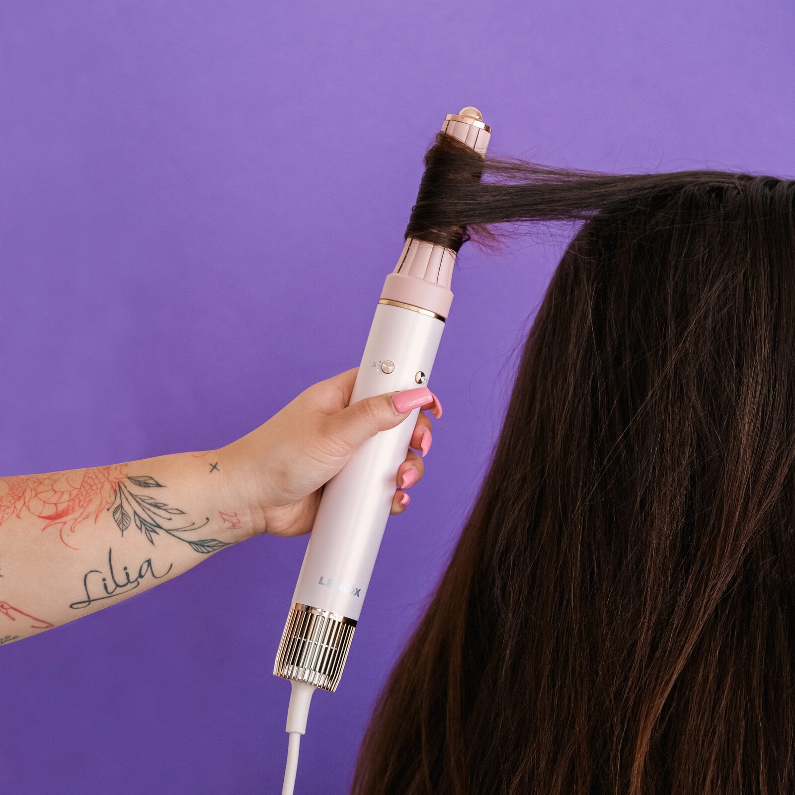 Hair Dryer Multi-Styler with Adjustable Heat Settings V196-HMS05