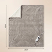 Heated Throw Blanket, Soft Double-Sided Fleece with Adjustable Heat Settings V196-HT111