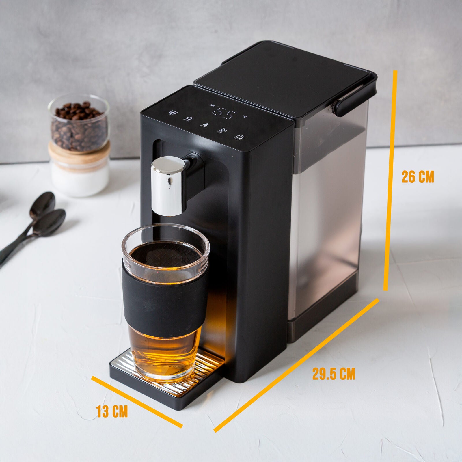 Instant Hot Water Dispenser 3L - One-Touch Operation with Adjustable Temperature & Cup Sizes V196-IWD030