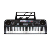 61-Key Electronic Learning Piano Keyboard, Light-Up Keys, LCD Display, with Music Stand Holder V196-KB328