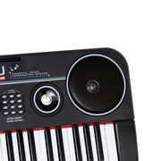 61-Key Electronic Learning Piano Keyboard, Light-Up Keys, LCD Display, with Music Stand Holder V196-KB328