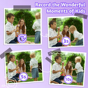 Kids 48MP Instant Print Camera with Dual Lens and 1080P HD Video V196-KDC-030D