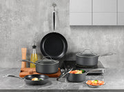 8-Piece Cookware Set with Non-stick Coating and Glass Lids V196-KS080