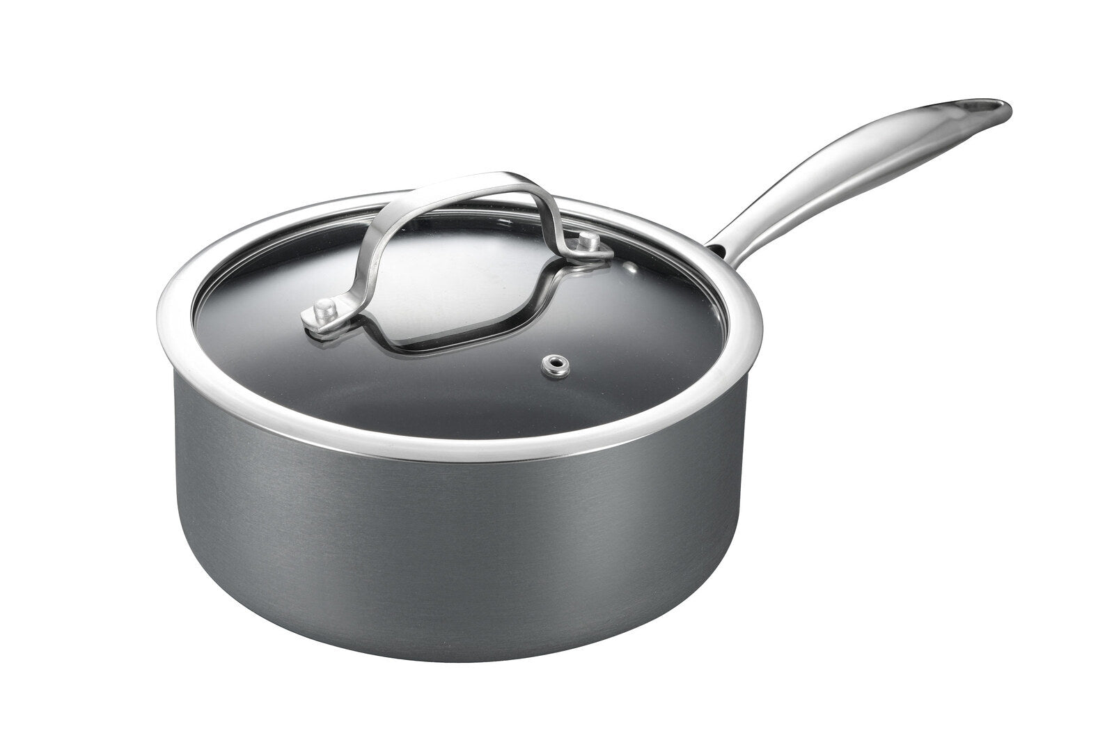 8-Piece Cookware Set with Non-stick Coating and Glass Lids V196-KS080
