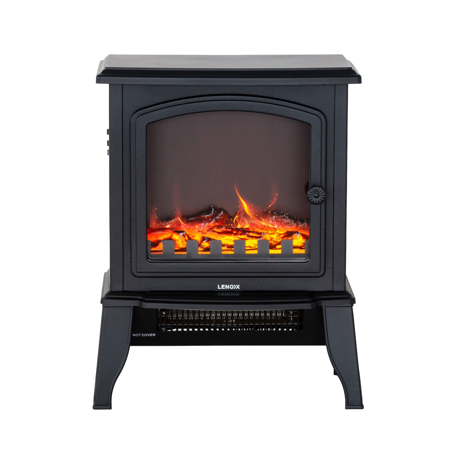 Electric 1000W to 2000W Fireplace Heater with Realistic Log Flame Display V196-LF190