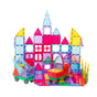 200 Pcs non-toxic STEM Educational, Durable Magnetic Tiles/Puzzle with Storage Bag V196-LZW-805