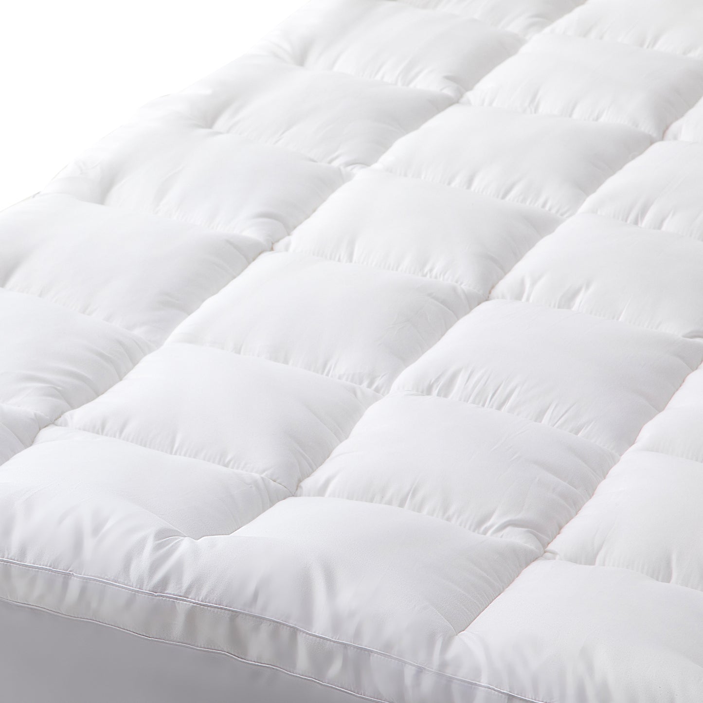 Hypoallergenic, Antibacterial w/ 100% Microfiber filling Mattress Topper - QUEEN V196-MTQ200_K