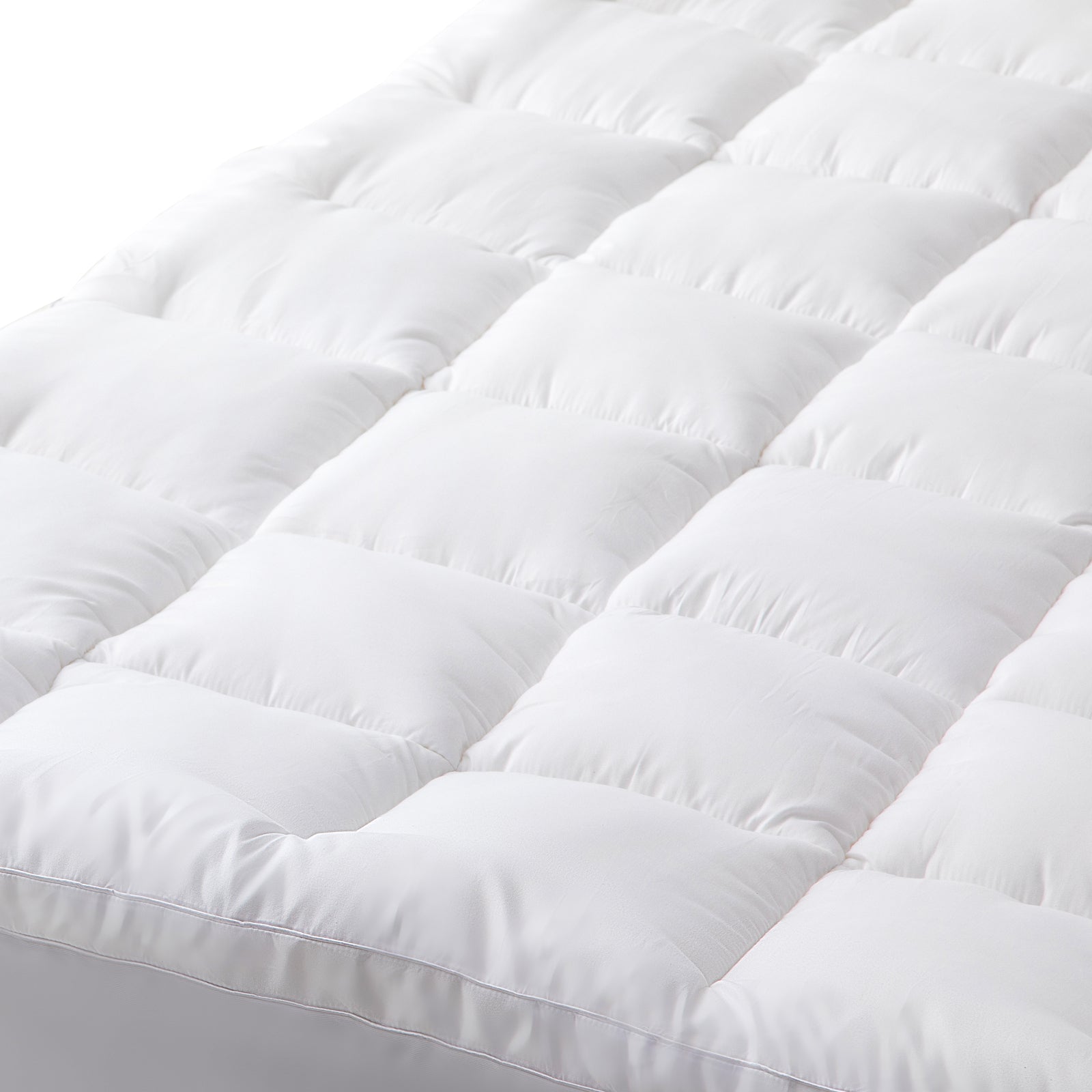 Hypoallergenic, Antibacterial w/ 100% Microfiber filling Mattress Topper - QUEEN V196-MTQ200_K