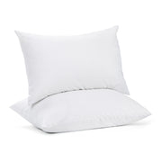 100 Percent Cotton Pillow Cover with 800g Poly Fill, Hypoallergenic, Antibacterial, and Cooling Technology 2 V196-P200_K