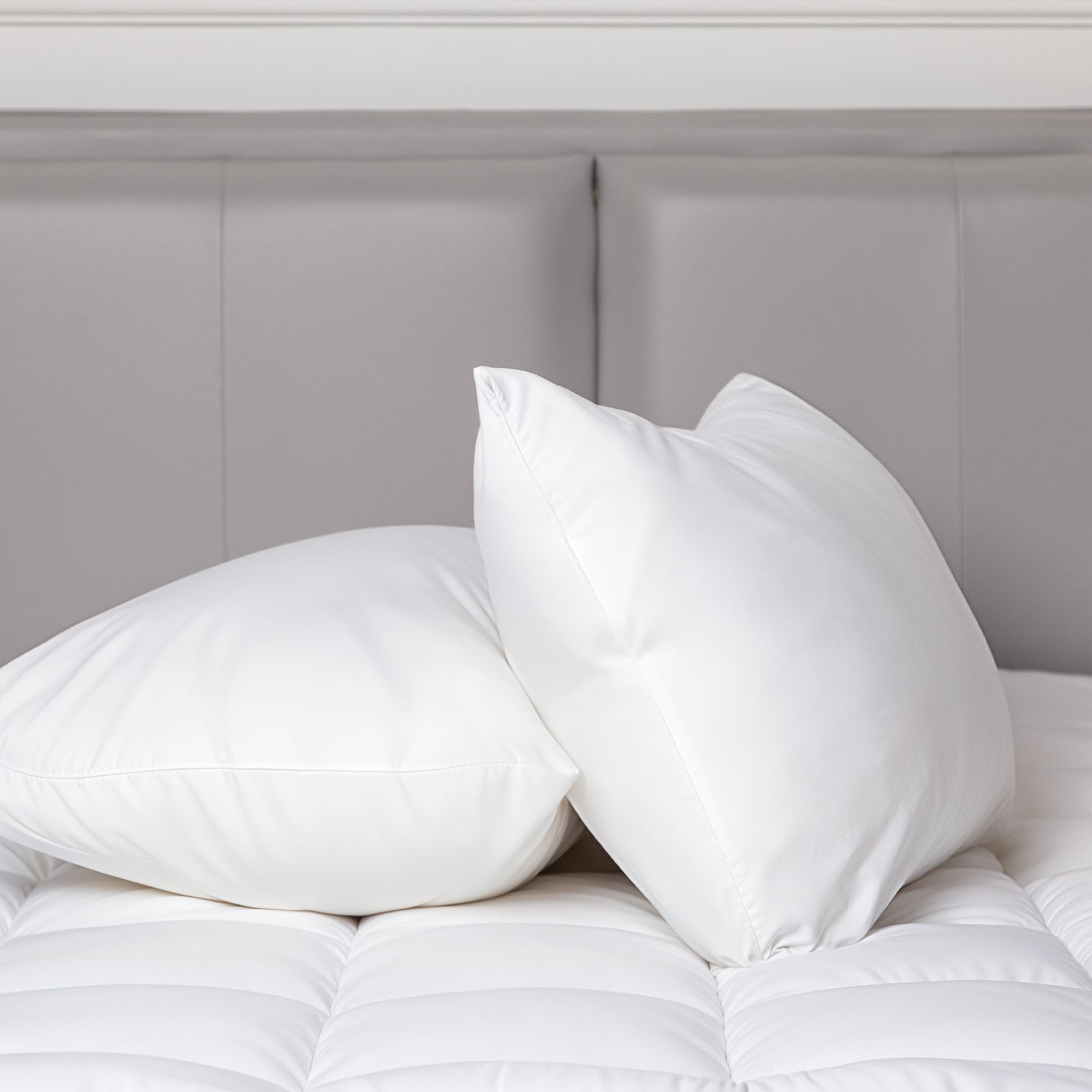 100 Percent Cotton Pillow Cover with 800g Poly Fill, Hypoallergenic, Antibacterial, and Cooling Technology 2 V196-P200_K