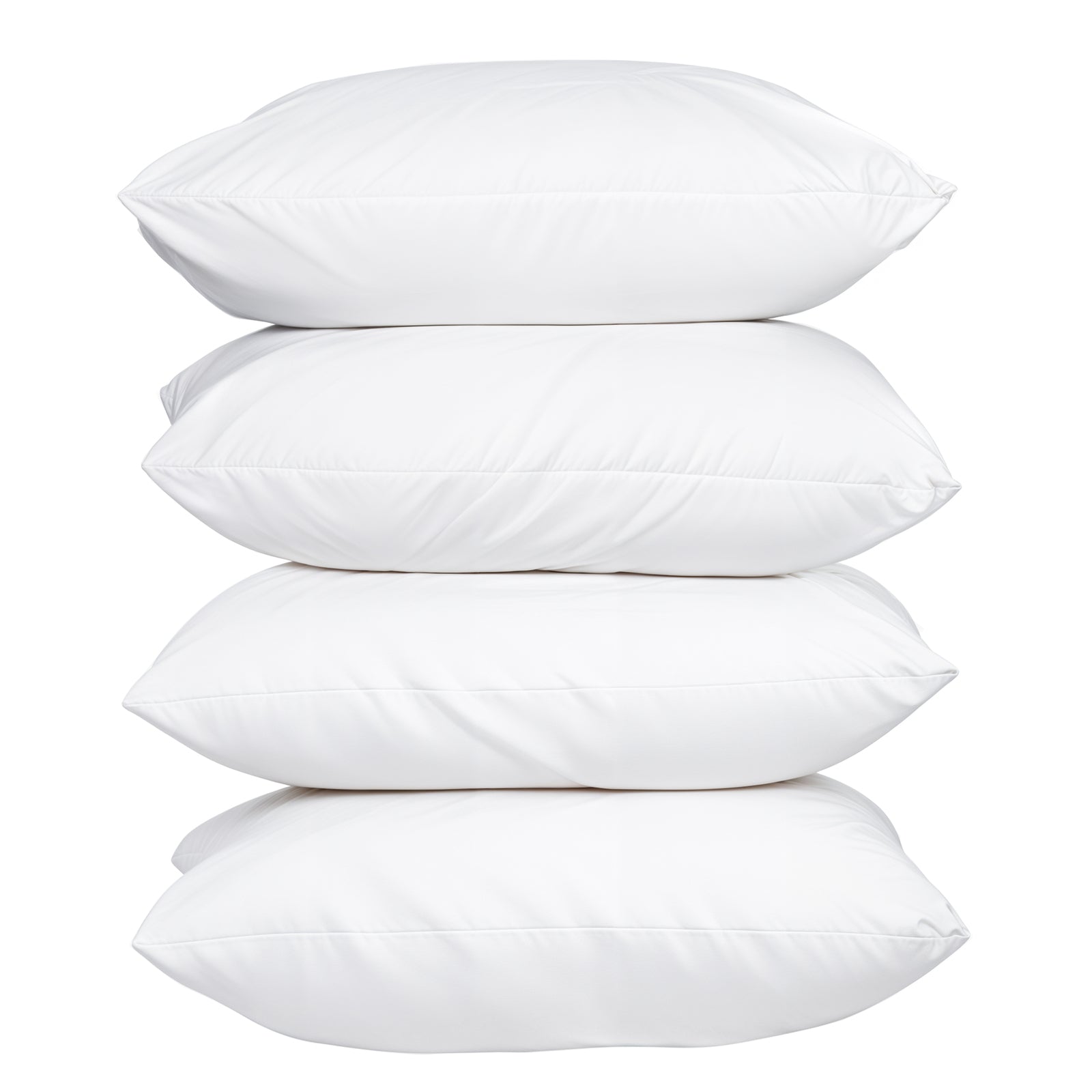 100 Percent Cotton Pillow Cover with 800g Poly Fill, Hypoallergenic, Antibacterial, and Cooling Technology 4 V196-P400_K