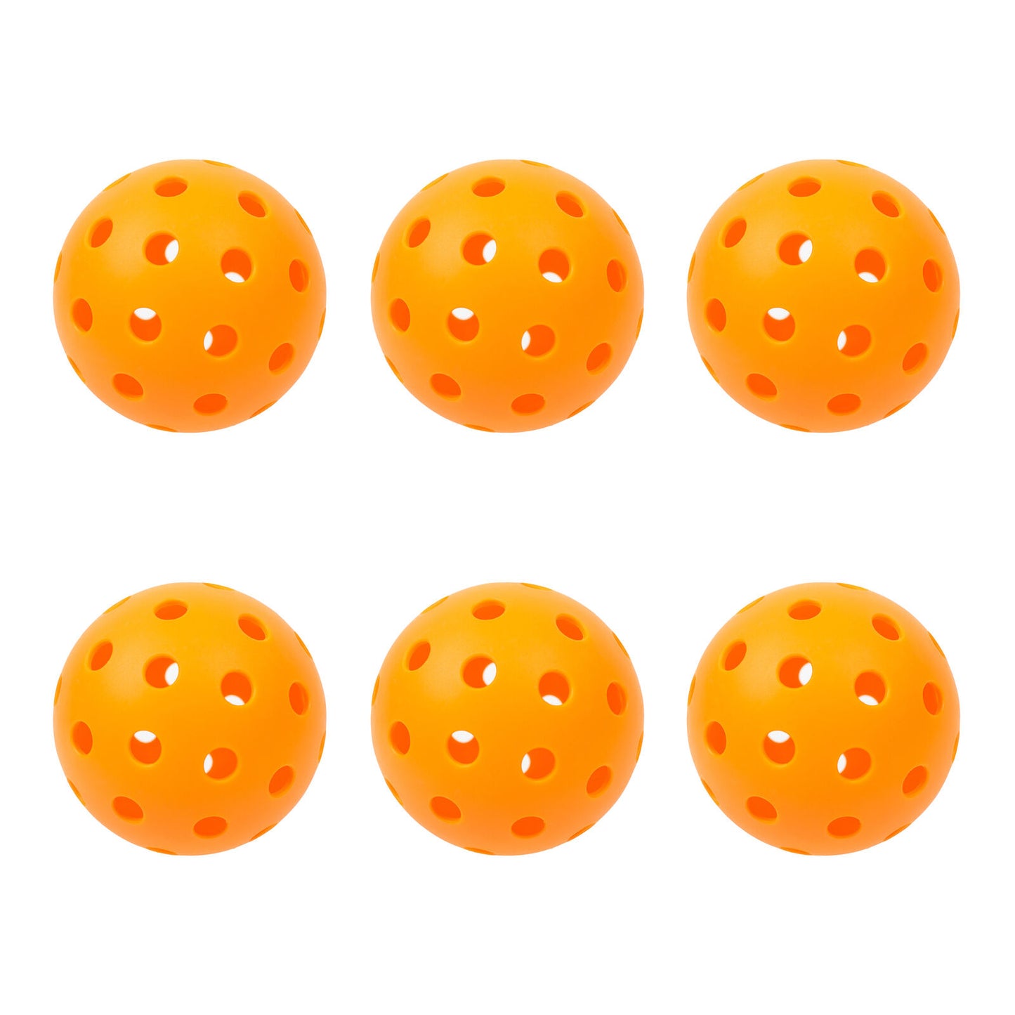 Precision Aerodynamic 40 Hole Design Pickleball Ball - 6 pack V196-PB6B