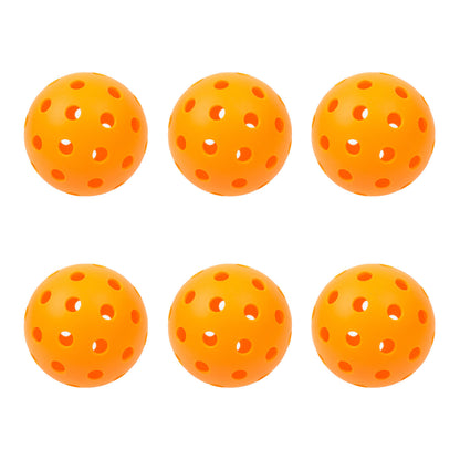 Precision Aerodynamic 40 Hole Design Pickleball Ball - 6 pack V196-PB6B