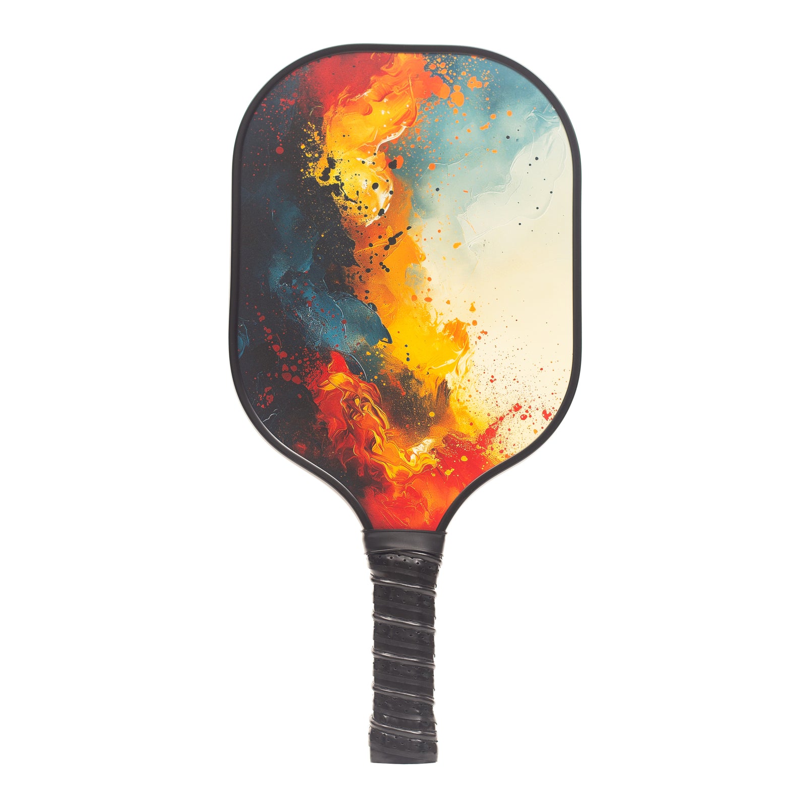 Pickleball Set with 6 Aerodynamic Balls and 2 Fiberglass Paddles V196-PBS26