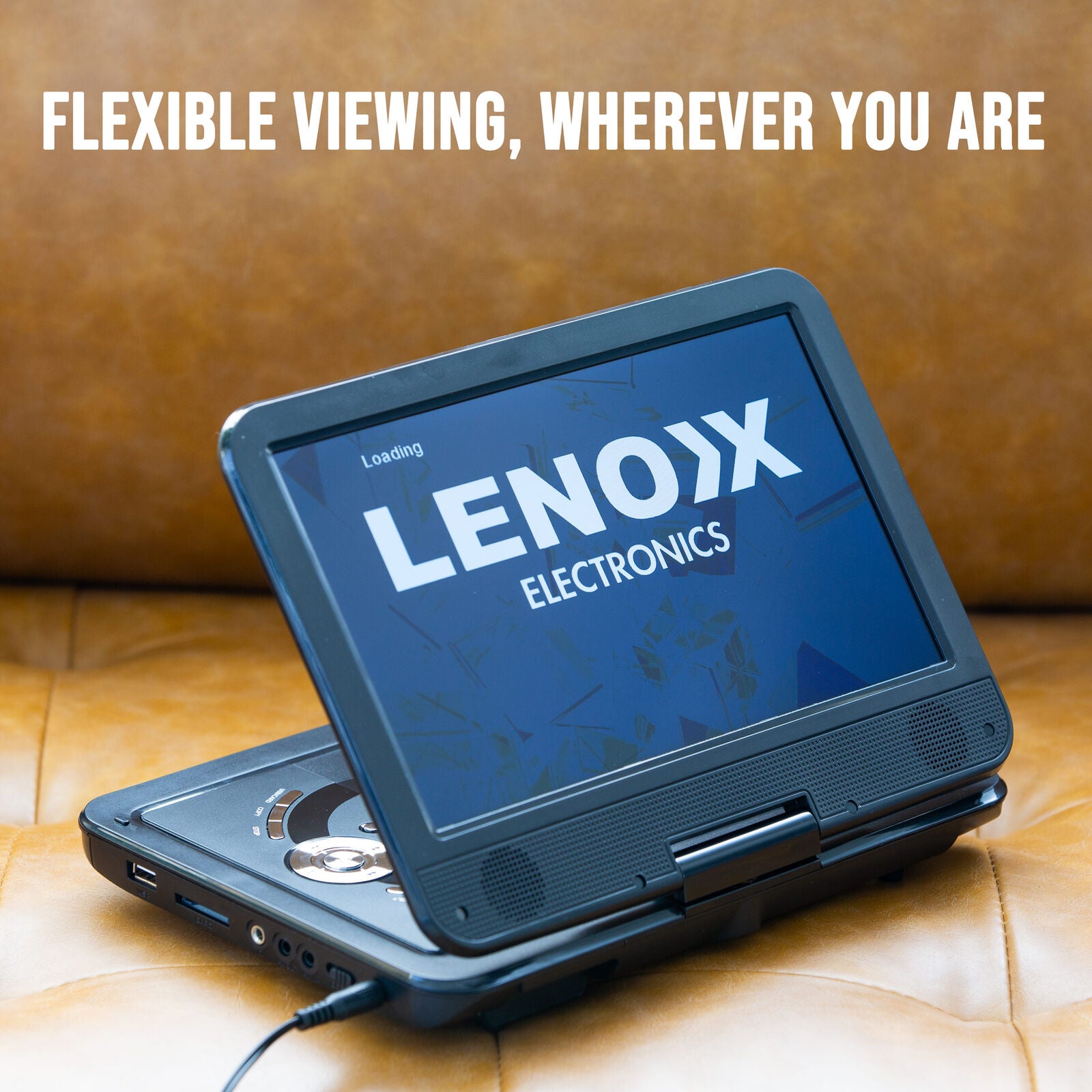 10.1" Portable DVD Player w/ 270-Degrees Swivel-Screen & Rechargeable V196-PDVD1000