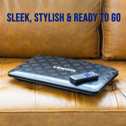 15.4" Swivel Portable DVD Player & Screen, Rechargeable Entertainment V196-PDVD1500