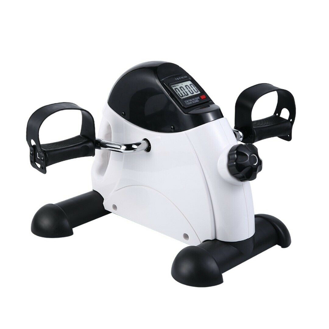 Portable Pedal Exerciser w/ LCD Monitor Tracking (Black & White) V196-PE520