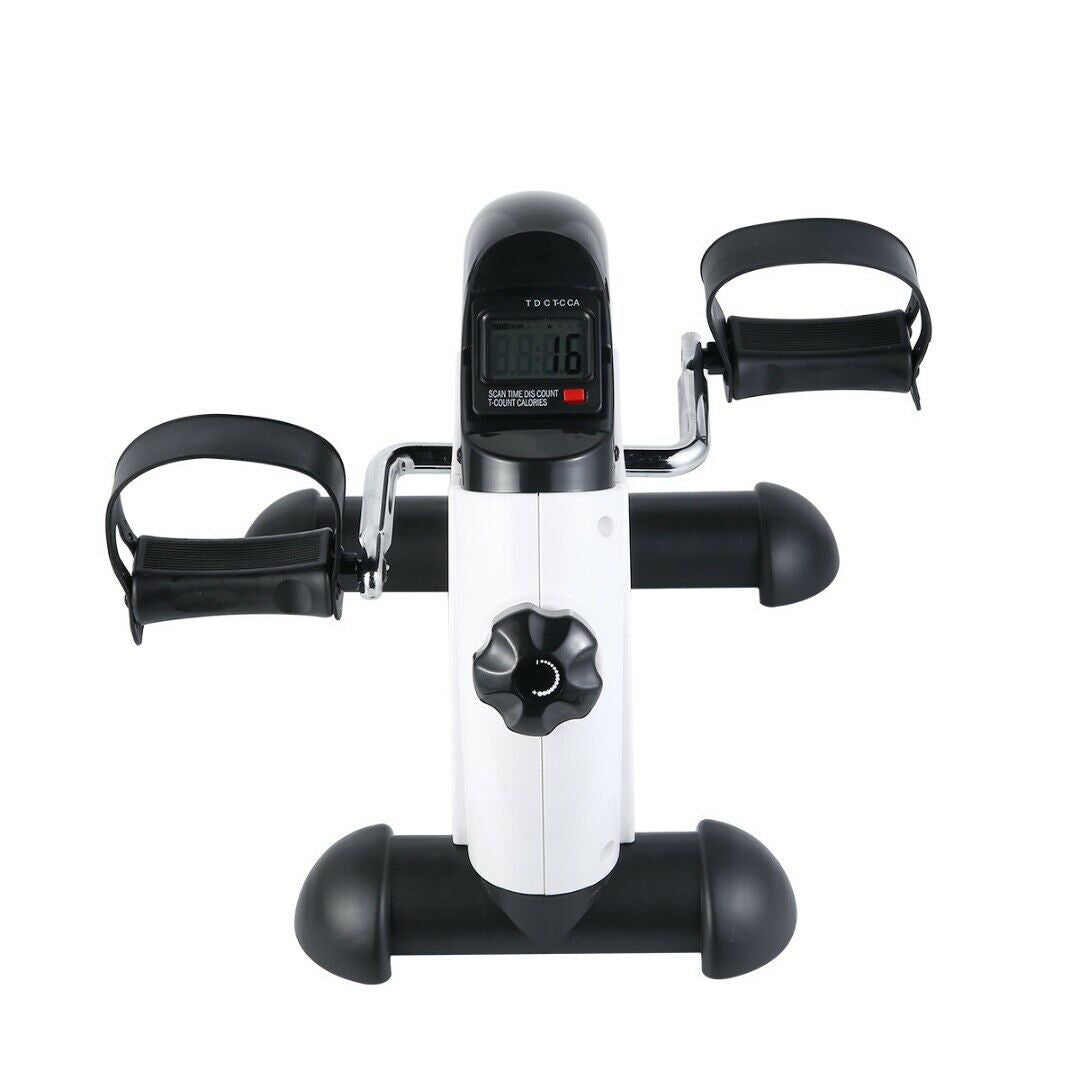 Portable Pedal Exerciser w/ LCD Monitor Tracking (Black & White) V196-PE520