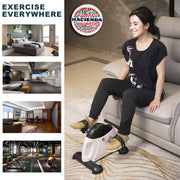 Portable Pedal Exerciser w/ LCD Monitor Tracking (Black & White) V196-PE520
