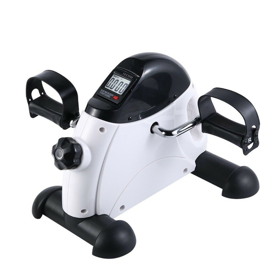 Portable Pedal Exerciser w/ LCD Monitor Tracking (Black & White) V196-PE520