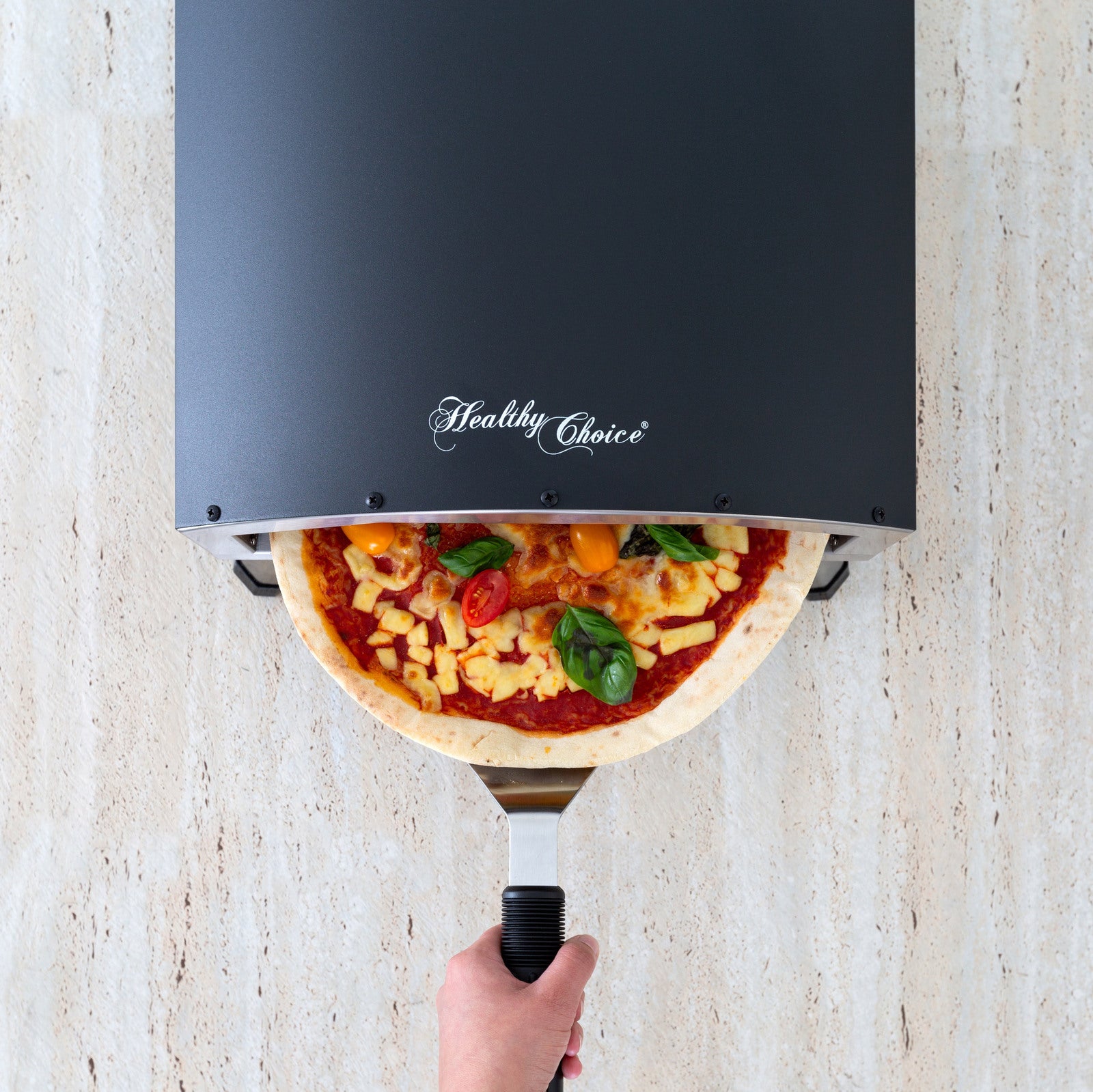 Compact and Portable 12" Outdoor Electric Pizza Oven V196-POE120