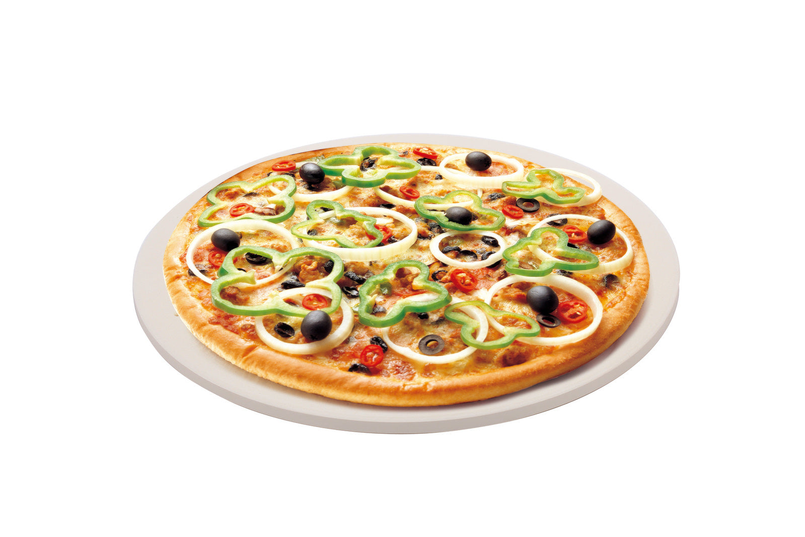 Heat-Resistant BBQ Pizza Stone - 33cm V196-POS70