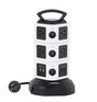 Tower Power Board with 10 Outlets + 2X USB A & 2X USB C V196-PT1010