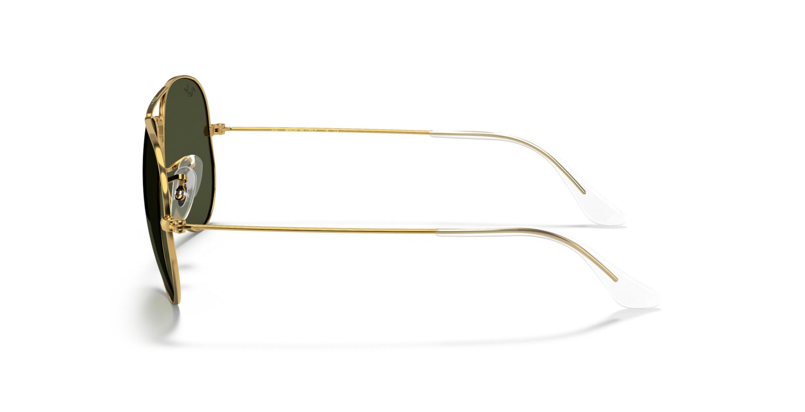 Aviator Classic Sunglasses in Gold and Green V196-RB3025-L0205