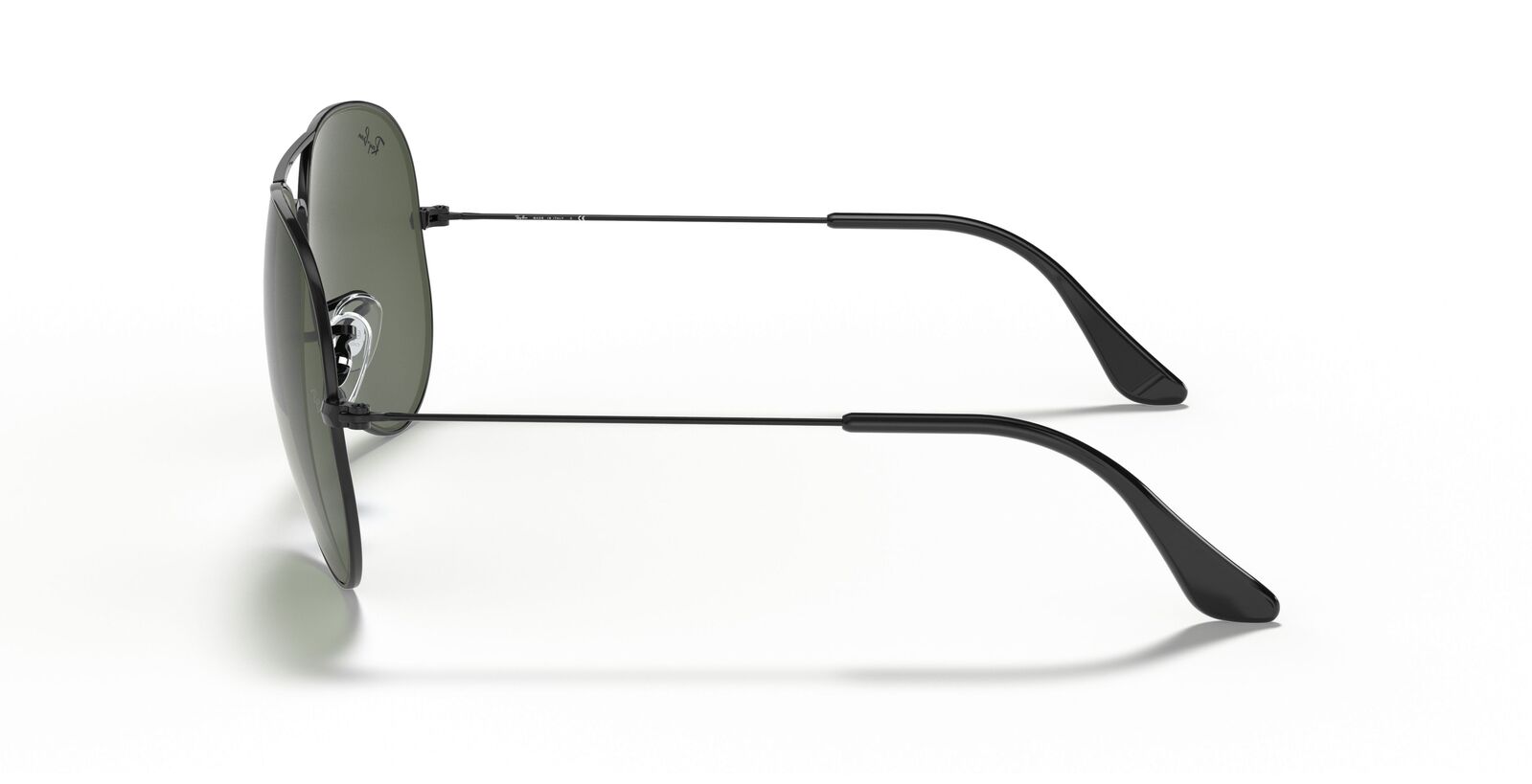 Aviator Large Metal II Sunglasses in Black and Green V196-RB3026-L2821