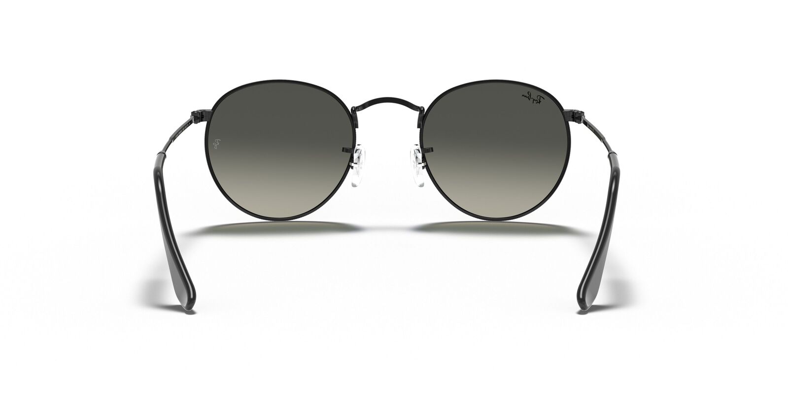 Round Flat Grey Gradient Lenses Sunglasses V196-RB3447-002