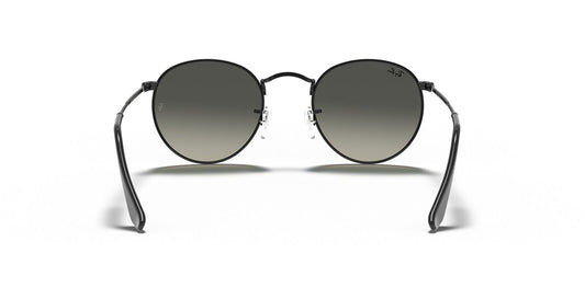 Round Flat Grey Gradient Lenses Sunglasses V196-RB3447-002