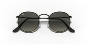 Round Flat Grey Gradient Lenses Sunglasses V196-RB3447-002