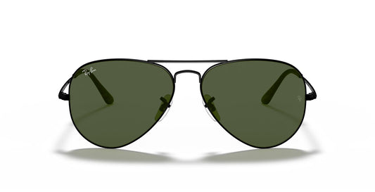 Aviator Metal II in Black and Green Sunglasses V196-RB3689-9148-31