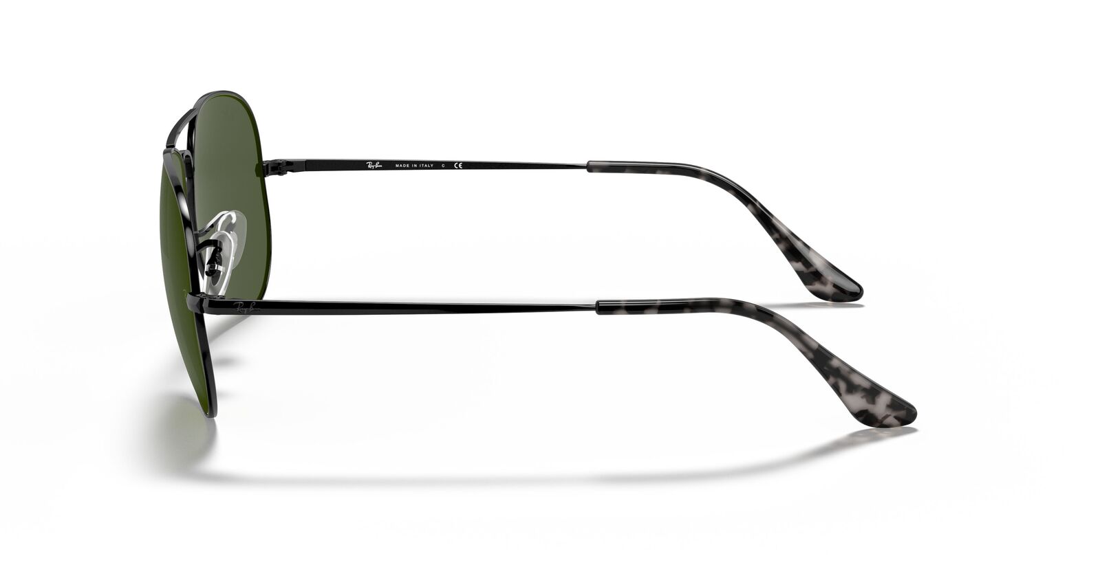 Aviator Metal II in Black and Green Sunglasses V196-RB3689-9148-31