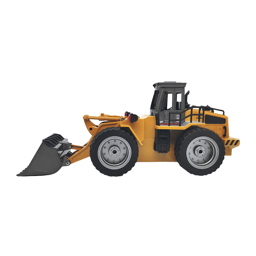 Remote Control Model Bulldozer Truck (Yellow), Driving Cab and Scoop V196-RC1520