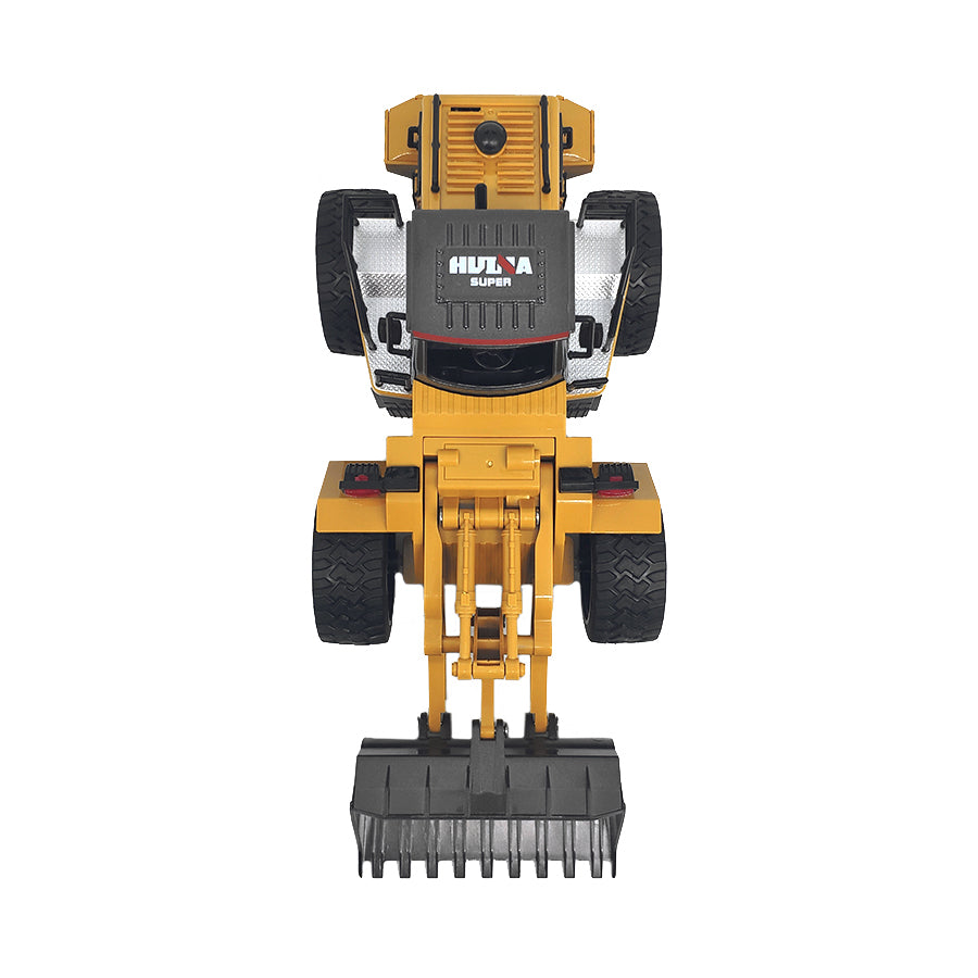 Remote Control Model Bulldozer Truck (Yellow), Driving Cab and Scoop V196-RC1520
