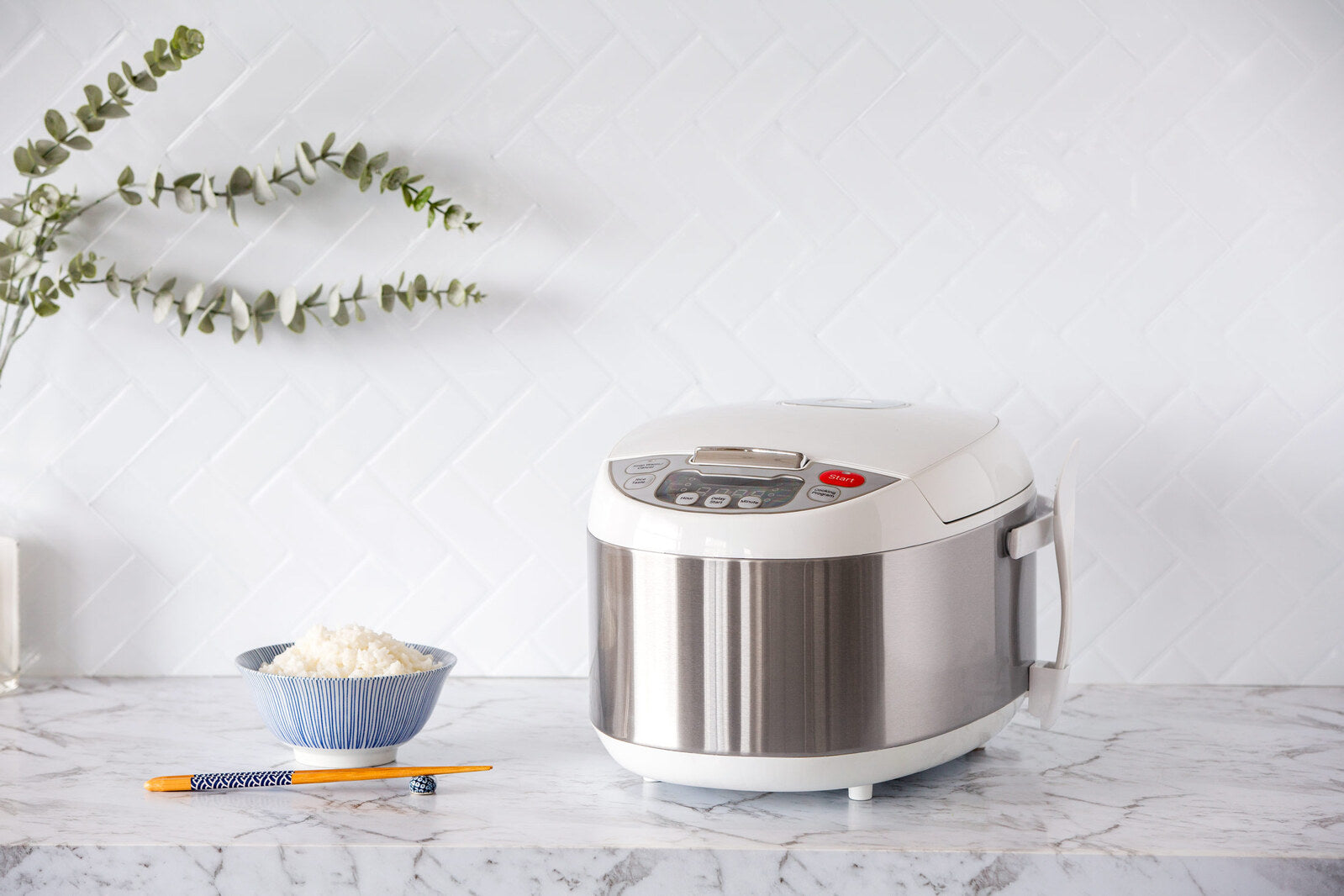 5L Programme Electric Rice Cooker 900W w/ 4 Cooking Programs V196-RC510