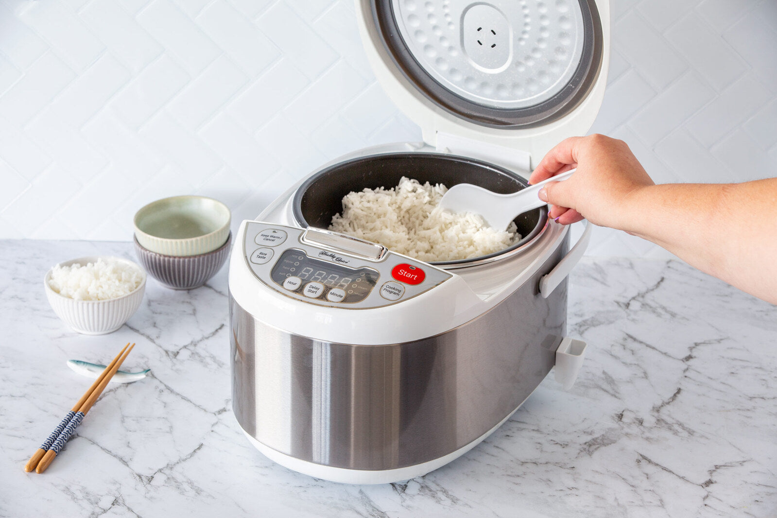 5L Programme Electric Rice Cooker 900W w/ 4 Cooking Programs V196-RC510