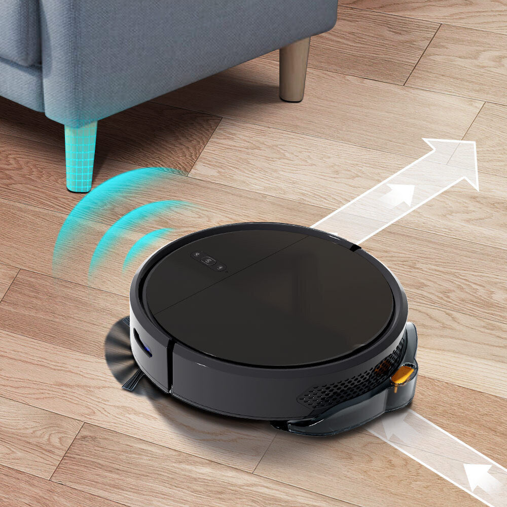 4400mAh Robot Vacuum & Mop with Anti-collision and Anti-fall Sensor V196-RV1800