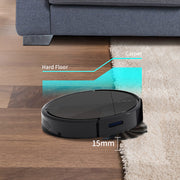 4400mAh Robot Vacuum & Mop with Anti-collision and Anti-fall Sensor V196-RV1800
