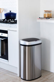 50L Stainless Steel Motion Sensor Rubbish Bin V196-SB50