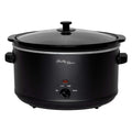 8L Slow Cooker (Black) Large Capacity Ceramic Pot, 300W V196-SC800